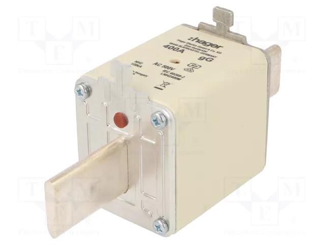 Fuse: fuse; 400A; 500VAC; gG; industrial; NH2 HAGER LNH2400M