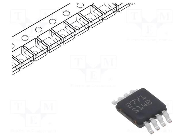 PMIC; DC/DC converter; Uin: 2.97÷40VDC; Uout: 1.26÷500VDC; VSSOP8 TEXAS INSTRUMENTS LM3478MMX/NOPB