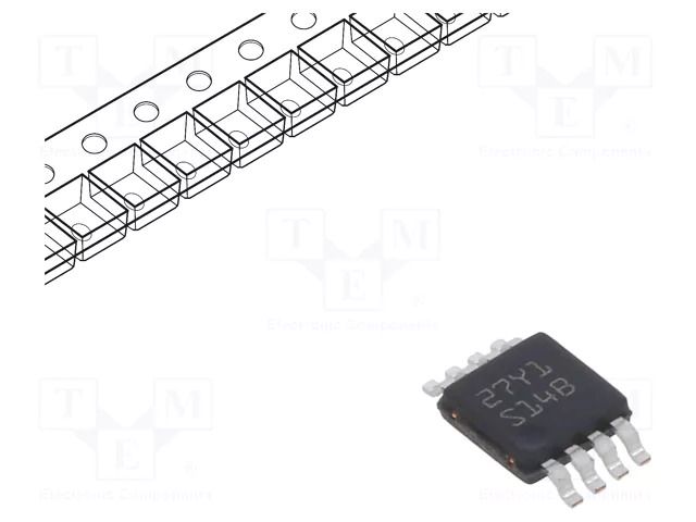 PMIC; DC/DC converter; Uin: 2.97÷40VDC; Uout: 1.26÷500VDC; VSSOP8 TEXAS INSTRUMENTS LM3478MMX/NOPB