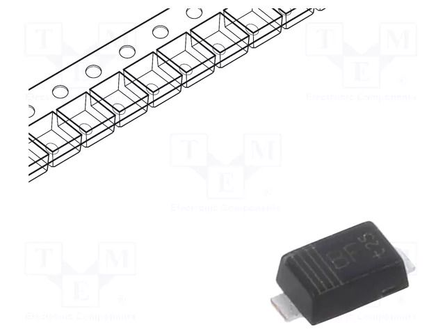 Diode: Schottky rectifying; CFP3,SOD123W; SMD; 40V; 3A; reel,tape NEXPERIA PMEG4030ER-QX