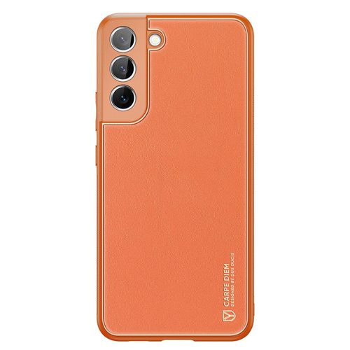 Dux Ducis Yolo elegant cover made of ecological leather for Samsung Galaxy S22 + (S22 Plus) orange, Dux Ducis 6934913040195 6934913040195