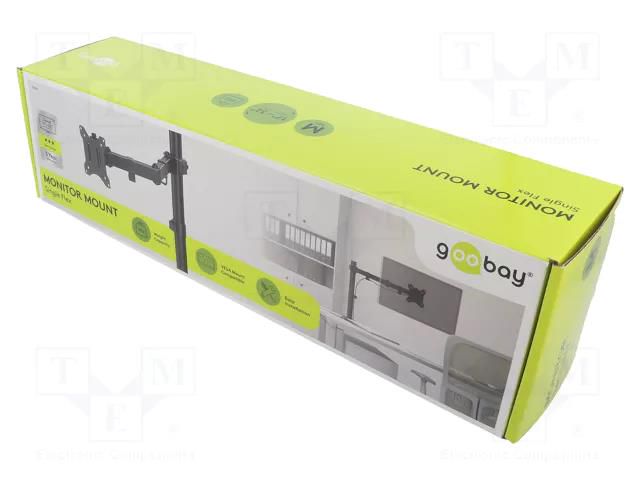 Monitor holder; 8kg; 17÷32"; Arm len: 454mm; for one monitor Goobay GOOBAY-58528