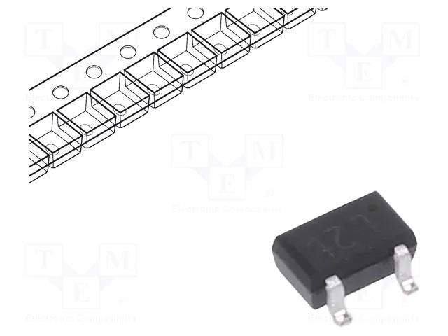 Diode: TVS array; 6.8V; 2.5A; 30W; SOT353; ESD NEXPERIA PESD5V0L4UG.115