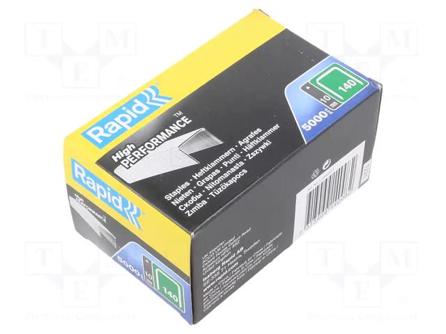 Staples; 10mm; 5000pcs; TYP 140 RAPID RAP-140/10