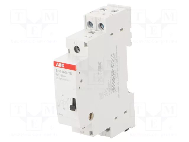 Relay: installation; bistable,impulse; NO x2; 18x68x85mm; E290 ABB E290-32-20/230