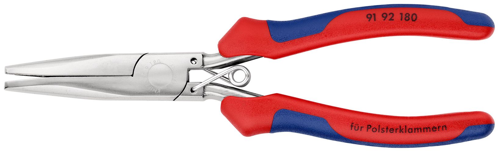 KNIPEX 91 92 180 Upholstery Pliers with multicomponent handles mirror polished 185 mm 91 92 180 4003773080725