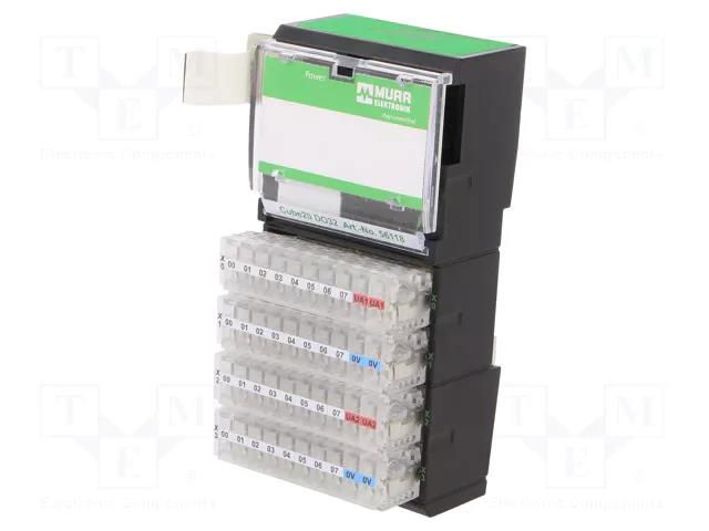 Fieldbus interface; 24VDC; for DIN rail mounting; IP20; 0÷55°C MURRELEKTRONIK MURR-56118