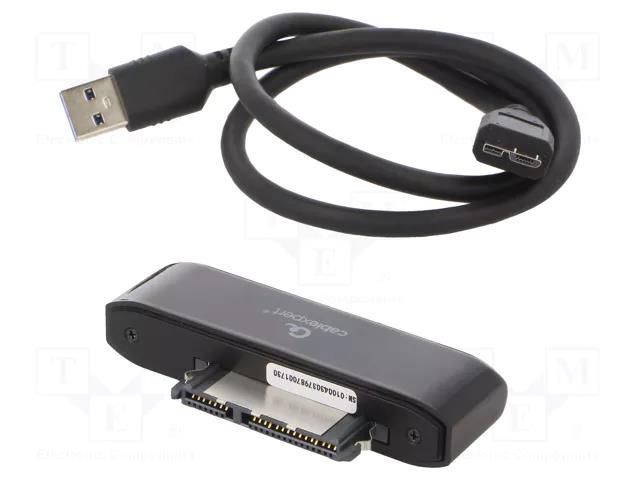 USB to SATA adapter; SATA plug,USB A micro plug,USB A plug GEMBIRD AUS3-02