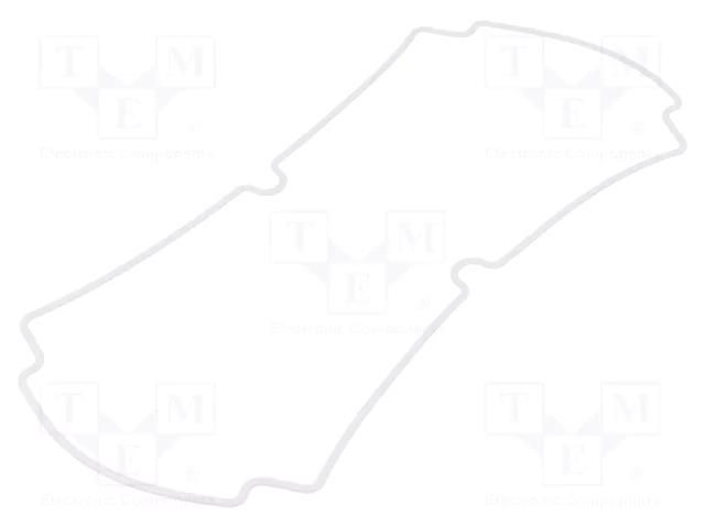 Gasket; Gasket material: silicone GAINTA A3735SEAL