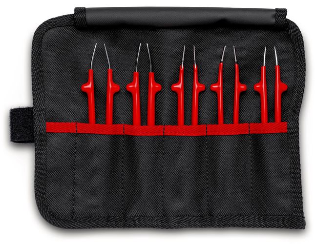 KNIPEX 92 00 04 Universal Tweezers Set insulated 5 parts  92 00 04 4003773087052