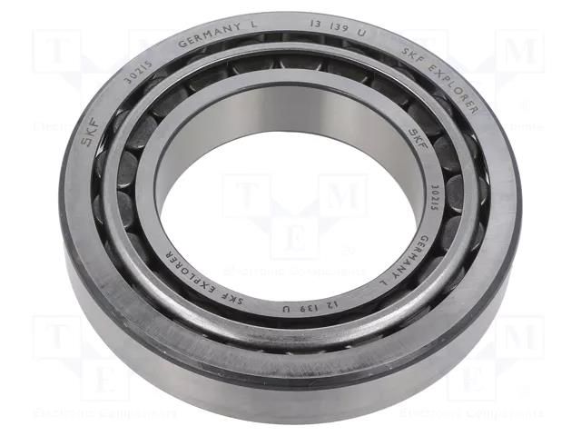 Bearing: tapered roller; Øint: 75mm; Øout: 130mm; W: 27.25mm SKF SKF30215