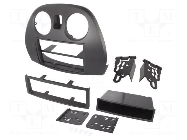 Radio frame; Mitsubishi; 2 DIN; black ACV RAM-40.941