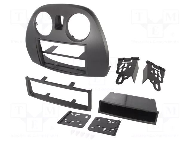Radio frame; Mitsubishi; 2 DIN; black ACV RAM-40.941