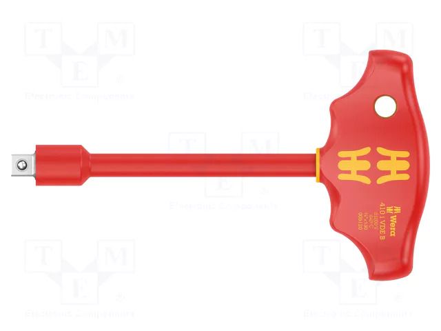 Handle for the key; insulated,socket spanner; 3/8"; 179mm WERA WERA.05005120001