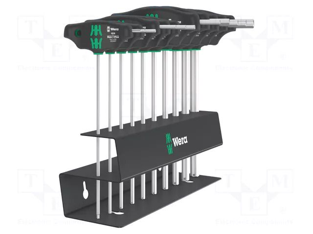 Inch,Hex Plus key; Kind of handle: T; 10pcs. WERA WERA.05023454001