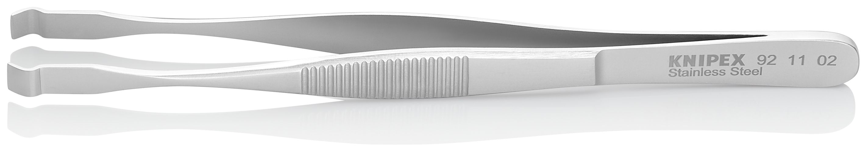 KNIPEX 92 11 02 Positioning Tweezers serrated 145 mm 92 11 02 4003773085034