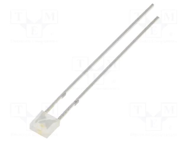 LED; white warm; rectangular; 3.5x3.5x1.3mm; 330÷500mcd; 100° OPTOSUPPLY OSM5YK77A2B