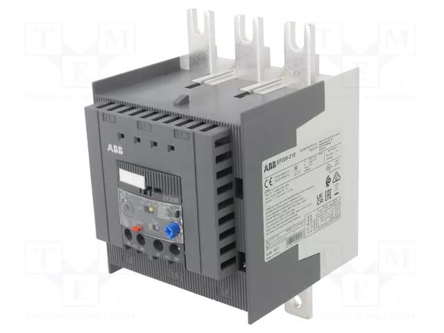 Thermal relay; Leads: screw terminals; 63÷210A; AF ABB EF205-210