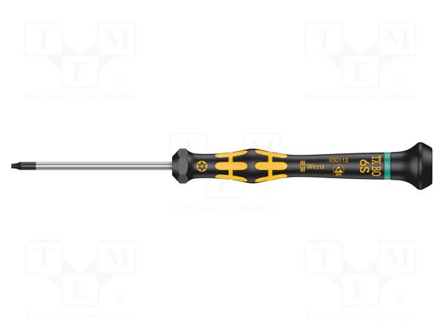 Screwdriver; precision; Torx® with protection; T6H; ESD; 157mm WERA WERA.05030113001