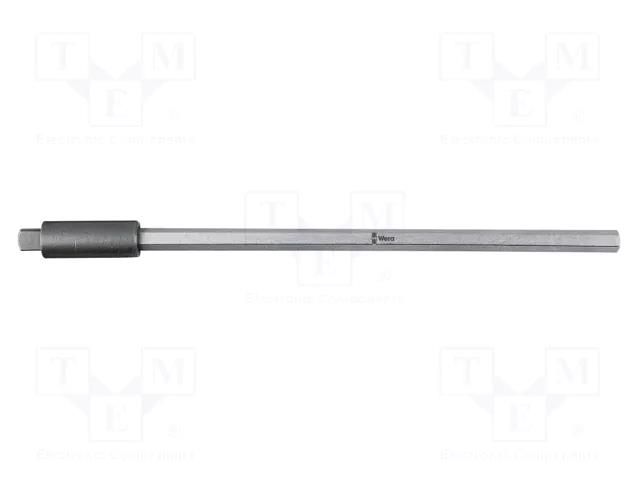 Adapter; Overall len: 175mm; Mounting: 1/4" square,hexagonal 6mm WERA WERA.05040001001