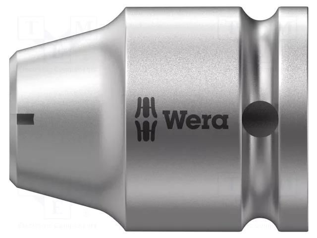 Adapter; Overall len: 35mm; Mounting: 1/2" square,5/16" (C8) WERA WERA.05042715001