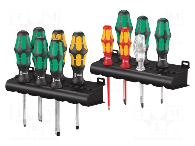 Phillips,Pozidriv®,slot,Torx®; hanger; 12pcs. WERA WERA.05051011001