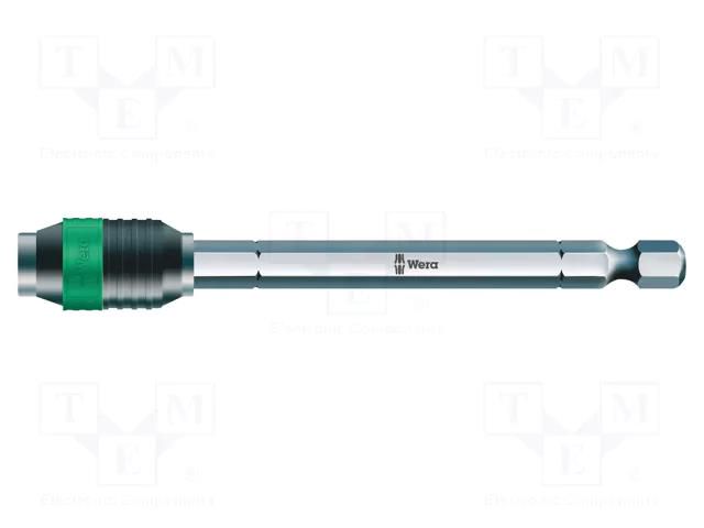 Holder; Overall len: 100mm; Mounting: 1/4",1/4" (F6,3mm) WERA WERA.05052504001