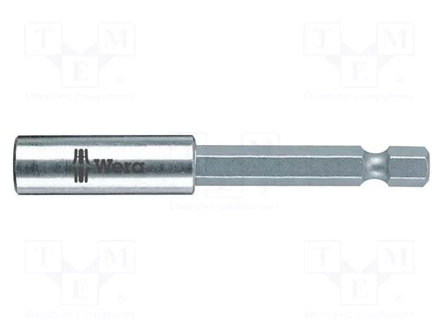 Holder; Overall len: 75mm; Mounting: 1/4" (C6,3mm),1/4" (F6,3mm) WERA WERA.05053455001