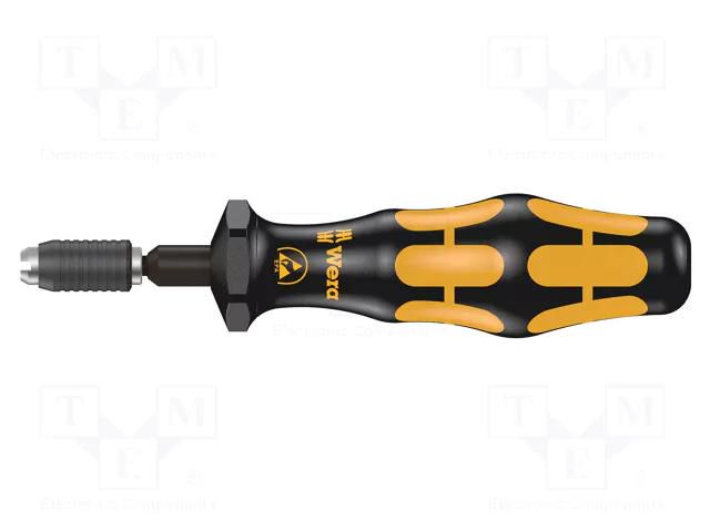 Screwdriver; torque; ESD; 138mm; 0.1Nm; Mounting: halfmoon 4mm WERA WERA.05074826001