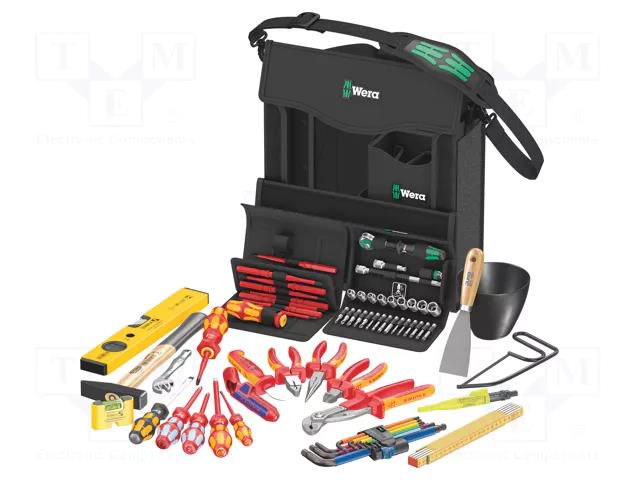 Kit: general purpose; for electricians; 73pcs. WERA WERA.05134025001