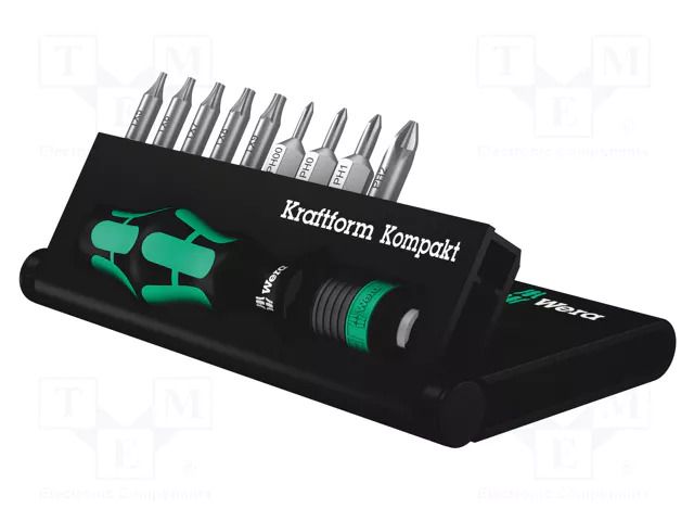 Phillips,Torx®; 1/4"; plastic box; 10pcs. WERA WERA.05135942001