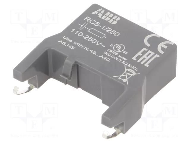 Surge arrester; RC element; 110÷250VAC ABB RC5-1/250