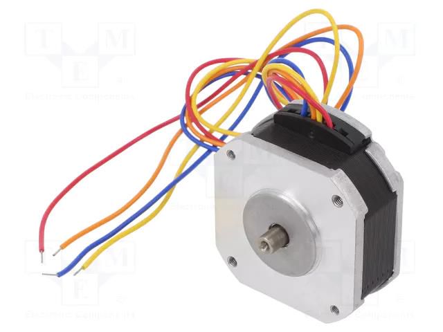 Motor: DC; 2-phase,bipolar,stepper; 24VDC; step 1,8°; 0.186Nm; 1A SANYO DENKI SS2422-5041P