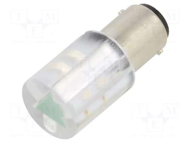 LED lamp; green; BA15D,T20; 230VDC; 230VAC; plastic; -20÷60°C CML INNOVATIVE TECHNOLOGIES 18561231