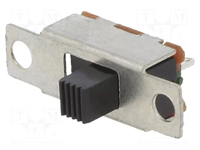 Switch: slide; Pos: 2; SPDT; 0.2A/30VDC; BBM (non-shorting),ON-ON E-SWITCH EG1201