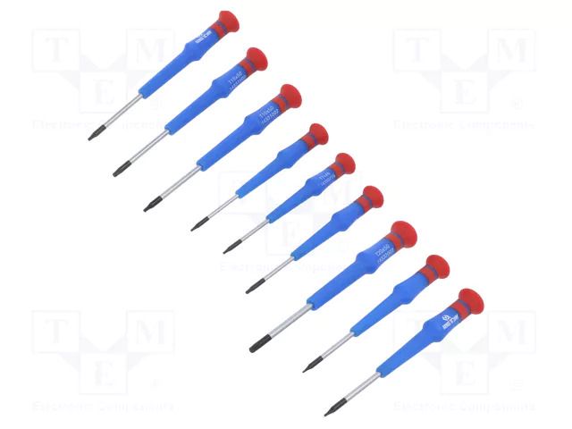 Kit: screwdrivers; precision; Torx®; 9pcs. KING TONY KT-32309PR