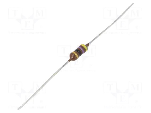 Inductor: ferrite; THT; 47uH; 450mA; 1.1Ω; ±5%; Ø4x9.2mm EPCOS B78108S1473J000