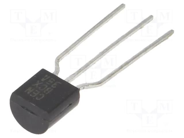 Transistor: NPN; bipolar; Darlington; 60V; 0.5A; TO92 Central Semiconductor BCX38ATRA-CEN