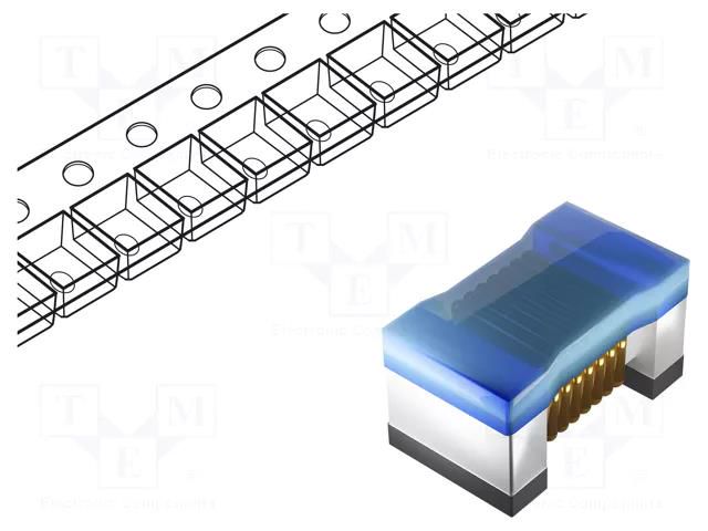 Inductor: wire; SMD; 0805; 47nH; 500mA; 0.31Ω; ±5%; LQW; 180mm MURATA LQW2BAS47NJ00L