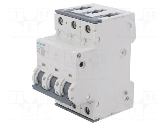 Circuit breaker; 230/400VAC; Inom: 32A; Poles: 3; Charact: D; 10kA SIEMENS 5SY4332-8