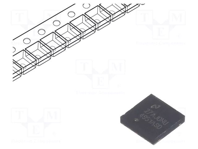 IC: audio amplifier; Pout: 1.8W; 2.7÷9VDC; Ch: 1; Amp.class: AB; 8Ω TEXAS INSTRUMENTS LM4951ASD/NOPB