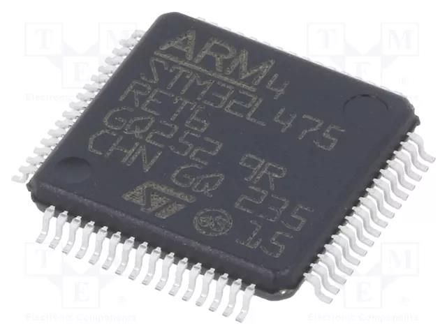 IC: STM32 ARM microcontroller; 80MHz; LQFP64; 1.71÷3.6VDC STMicroelectronics STM32L475RET6