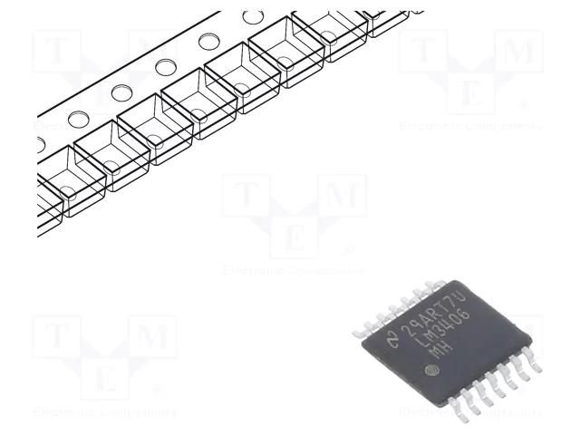 PMIC; DC/DC converter; Uin: 6÷42VDC; Uout: 0.2÷40VDC; 1.5A; SMD TEXAS INSTRUMENTS LM3406MHX/NOPB