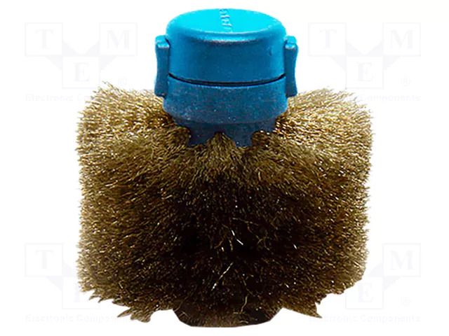 Brush; for cleaner; 2pcs; 50mm; Bristle material: metal; 102g JBC TOOLS JBC-CL1007