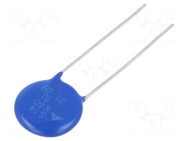 Varistor: metal-oxide; THT; 60VAC; 85VDC; 100V; 4500A; Ø15.5x4mm EPCOS / TDK B72214S0600K101