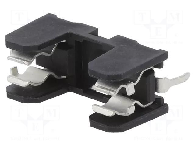 Fuse holder; THT; 5x20mm; -30÷85°C; 10A; thermoplastic; UL94V-0 Stelvio Kontek ZHL18