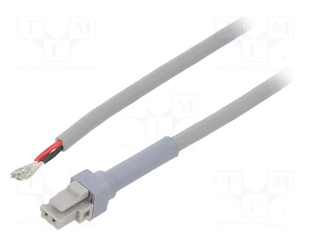 Cable: for sensors/automation; PIN: 2; 2m; socket SMC SY100-68-A-20