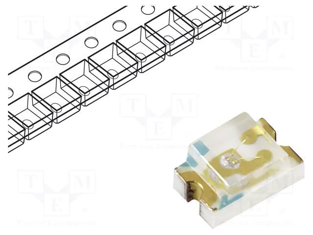 LED; yellow green; SMD; 3215; 10÷15mcd; 2÷2.4VDC; 3.2x1.5x1mm; 130° EVERLIGHT 15-21SYGC/S530-E1