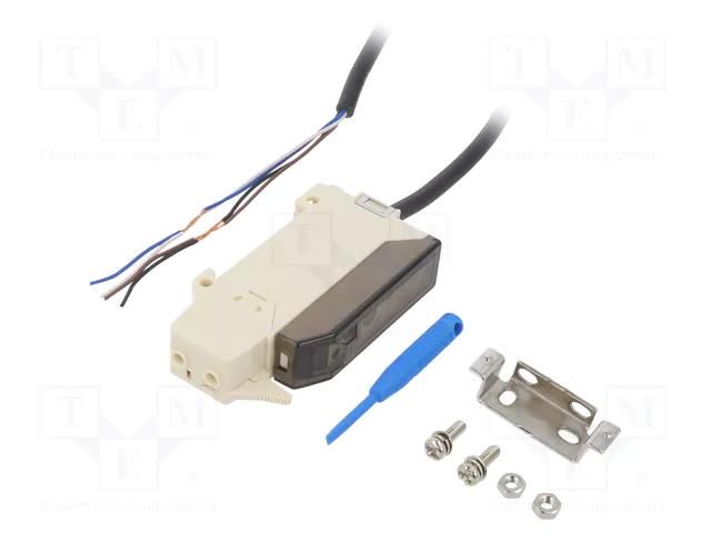 Sensor: optical fiber amplifier; PNP; Connection: cables; 2m AUTONICS BF3RX-P