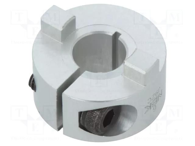 Coupling; Ø: 15mm; Ø1: 6mm; Ø2: 6mm; aluminium ELESA+GANTER 224215B66ALKU